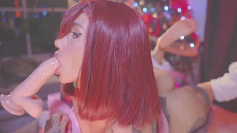 Snapshot of nekyra_san chatting on 12.21.24 Mely Birthday party saturday night BYO online show from 12.21.24