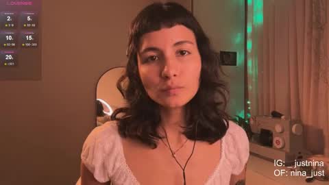 Snapshot of nina_just chatting on 02.17.25 Nina. online show from 02.17.25