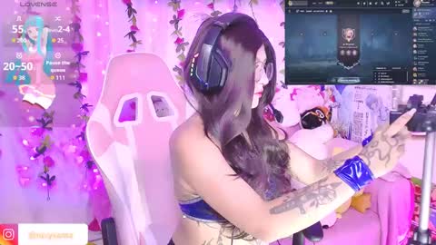 Snapshot of nixy_sama chatting on 10.03.25 Nixy Sama online show from 10.03.25