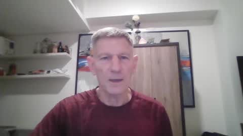 Snapshot of oldgeorge chatting on 10.03.25 George online show from 10.03.25