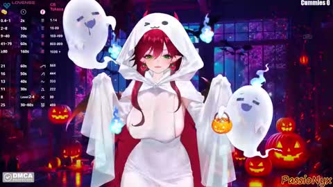 Succubus Nyx online show from 10.27.25