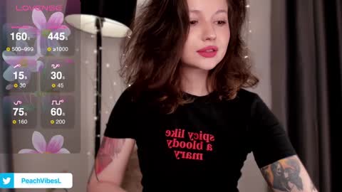 Snapshot of peachvibes chatting on 12.20.24 Lili online show from 12.20.24