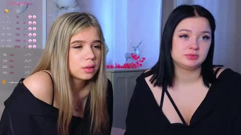 Snapshot of phyllisheart chatting on 02.23.25 Lora black and Lili blonde welcome you here online show from 02.23.25