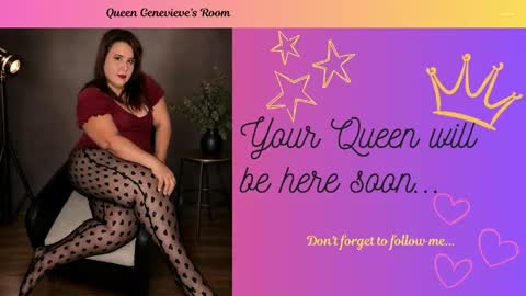 Snapshot of queen_genevieve chatting on 05.25.26 Genevieve online show from 05.25.26