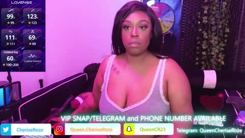 Queen Cherise Roze online show from 02.09.25
