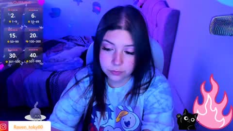 Snapshot of raven_toky0 chatting on 12.14.24 Raven online show from 12.14.24