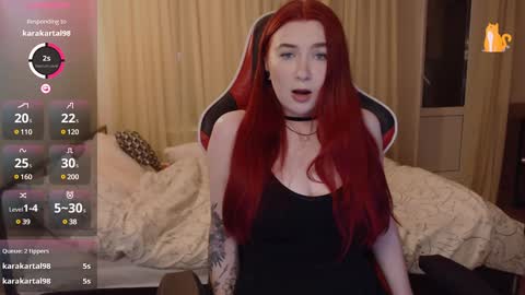 Snapshot of redhaired_kitty chatting on 12.05.24 Lina online show from 12.05.24