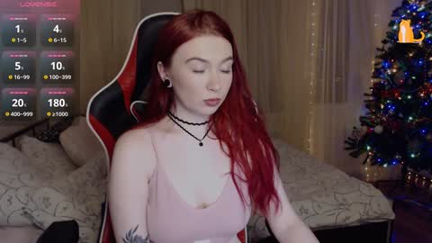 Snapshot of redhaired_kitty chatting on 12.21.24 Lina online show from 12.21.24