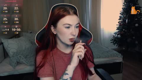 Snapshot of redhaired_kitty chatting on 01.21.25 Lina online show from 01.21.25