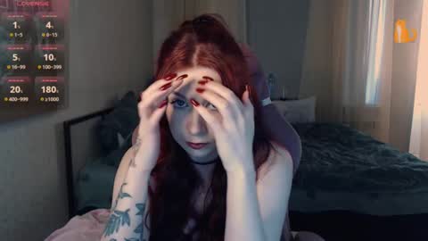 Snapshot of redhaired_kitty chatting on 02.21.25 Lina online show from 02.21.25