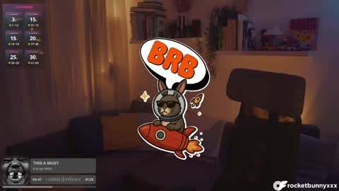 Snapshot of rocketbunnyxxx chatting on 04.19.26 Rocket Bunny online show from 04.19.26