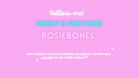 Rosie Bones online show from 12.05.24