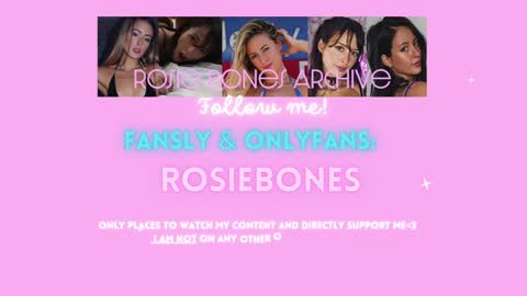 Rosie Bones online show from 12.11.24