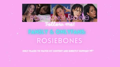 Rosie Bones online show from 12.14.24