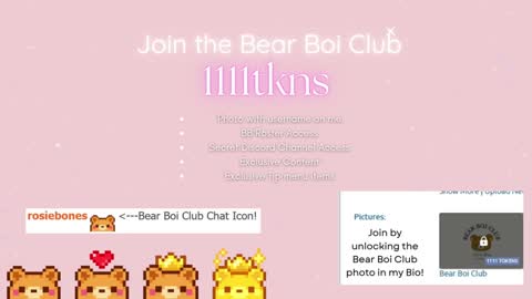 Rosie Bones online show from 09.10.25