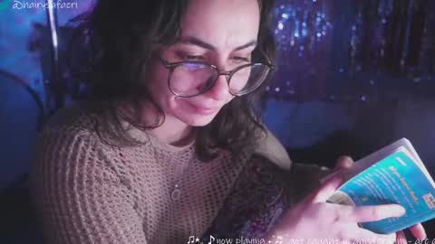 Snapshot of safaeri chatting on 12.24.24 Safa online show from 12.24.24