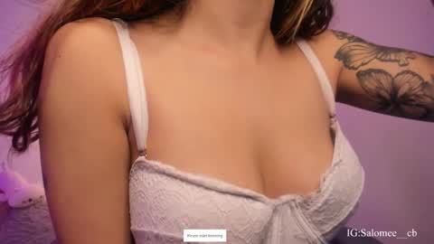 Snapshot of salome__evans chatting on 11.13.25 salome__evans online show from 11.13.25