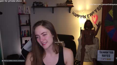Snapshot of samanthahayesxoxo chatting on 01.13.25 The Real Samantha Hayes haha online show from 01.13.25