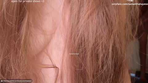 Snapshot of samanthahayesxoxo chatting on 02.04.25 The Real Samantha Hayes haha online show from 02.04.25