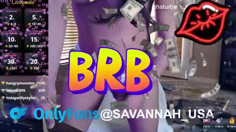 Onlyfans Savannah usa online show from 01.27.25