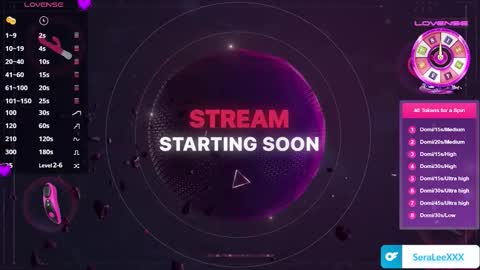SeraLeeXXX online show from 12.18.25
