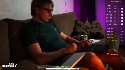 Snapshot of sexespresso chatting on 09.12.25 Thank you for Birthday Wishes online show from 09.12.25