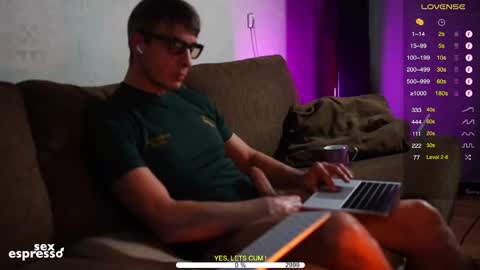 Snapshot of sexespresso chatting on 11.14.25 Thank you for Birthday Wishes online show from 11.14.25