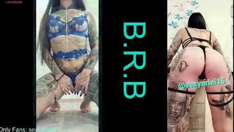 Snapshot of sexyariel15 chatting on 02.02.26 SexyAriel15 online show from 02.02.26