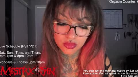 Snapshot of sinfulincubus chatting on 06.07.26 Mistrx Sin online show from 06.07.26