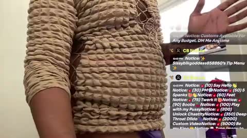 Sissyblkgoddess online show from 07.16.26