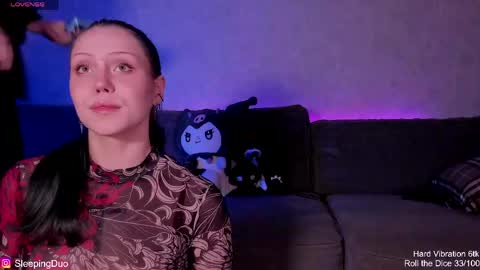 Snapshot of sleepingduo chatting on 05.31.26 Hi We are Iva and Angela Nice to meet u 3 online show from 05.31.26