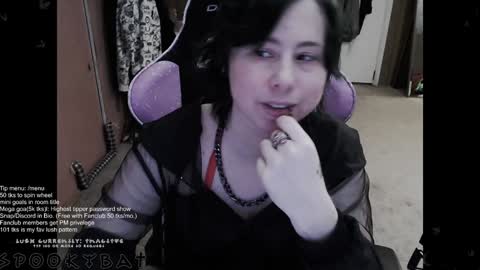 Snapshot of spookybat chatting on 12.20.24 Shio online show from 12.20.24