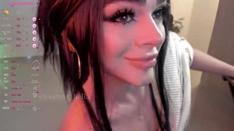 Snapshot of sweetest_bella chatting on 11.11.25 Bella online show from 11.11.25