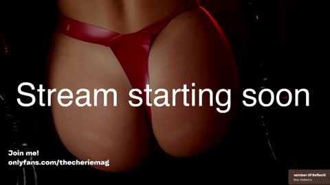 Snapshot of thecherie chatting on 09.19.25 Cherie online show from 09.19.25