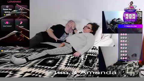 Snapshot of timamanda chatting on 02.18.26 Tim Amanda online show from 02.18.26