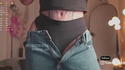 Snapshot of tomie_san chatting on 03.23.26 Tomie online show from 03.23.26