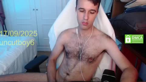 Snapshot of uncutboy6 chatting on 09.17.25 Uncut online show from 09.17.25