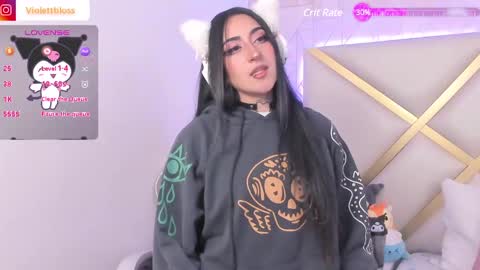 Snapshot of violettbloss chatting on 01.20.25 Violeta online show from 01.20.25