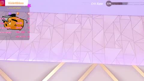 Snapshot of violettbloss chatting on 02.21.25 Violeta online show from 02.21.25