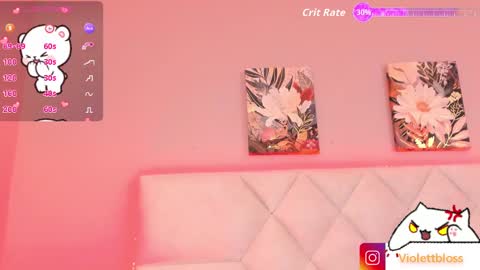 Snapshot of violettbloss chatting on 09.24.25 Violeta online show from 09.24.25