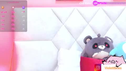 Snapshot of violettbloss chatting on 09.25.25 Violeta online show from 09.25.25