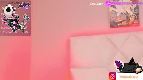 Snapshot of violettbloss chatting on 10.30.25 Violeta online show from 10.30.25