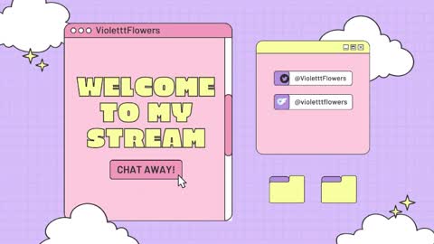 Violet Flowers online show from 05.25.26