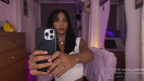 Snapshot of wayuu_goddess chatting on 05.15.26 Wayuu Goddess 3 online show from 05.15.26