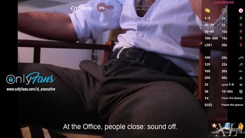 Snapshot of xl_executive chatting on 10.30.25 xl_executive online show from 10.30.25