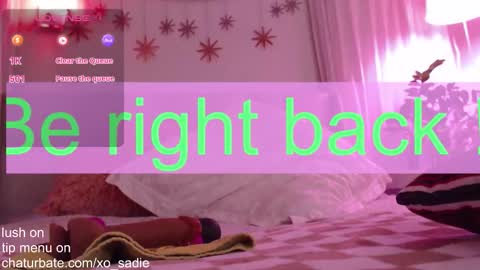 Snapshot of xo_sadie chatting on 02.24.26 Xo Sadie online show from 02.24.26