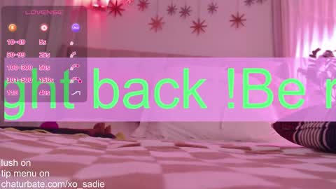 Snapshot of xo_sadie chatting on 03.18.26 Xo Sadie online show from 03.18.26