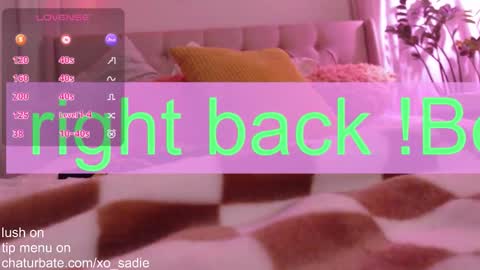 Snapshot of xo_sadie chatting on 03.22.26 Xo Sadie online show from 03.22.26