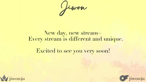 J i w o n   online show from 05.25.26