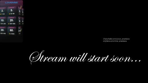 Anastasia online show from 03.03.25